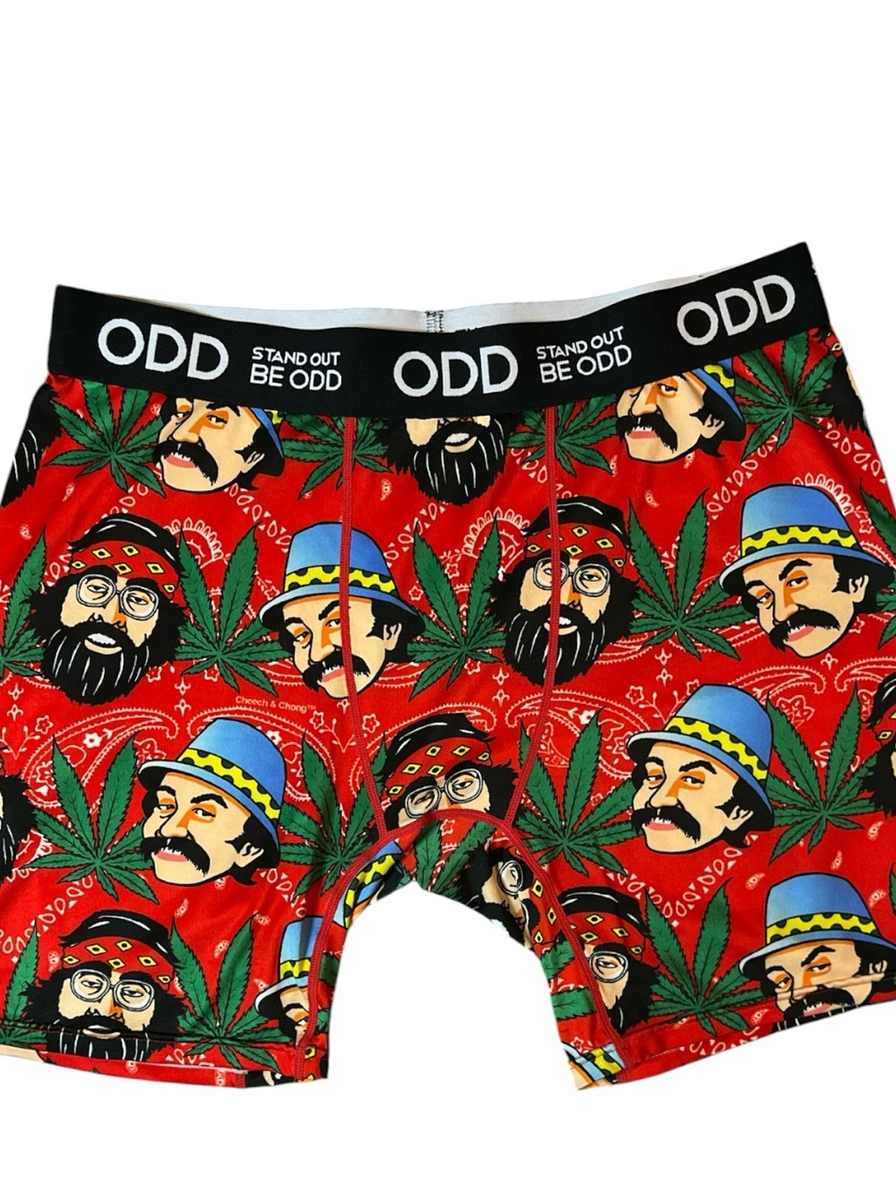 Odd Cheech & Chong Mens XL 30x15 Polyester Graphic Boxer Briefs